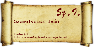 Szemelveisz Iván névjegykártya
