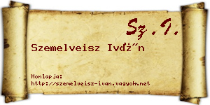Szemelveisz Iván névjegykártya